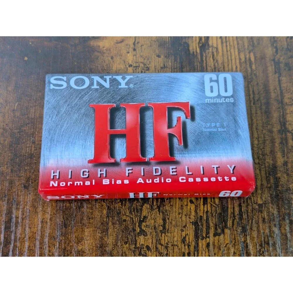 Sony C60HFR Single 60-Minute Type 1 Audio Cassette Tape
